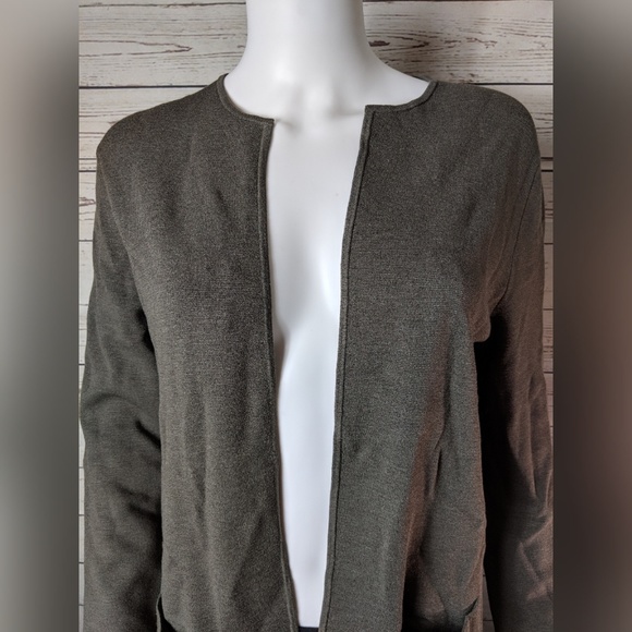 Eileen Fisher S Silk Blend Knit Sweater Cardigan - Picture 4 of 8